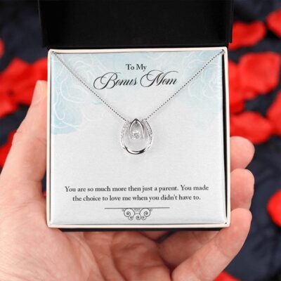 Cubic Zirconia Crystal necklace, White Gold Over Stainless Steel, necklaces Gift box for Women, Valentine